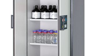 Sicherheitsschrank mit Bodenauffangwanne (Asecos)