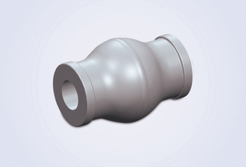 Bild 2: Fahrwerkslager für Hinterachse aus Aluminium. (Bild: A. +  E. Keller)