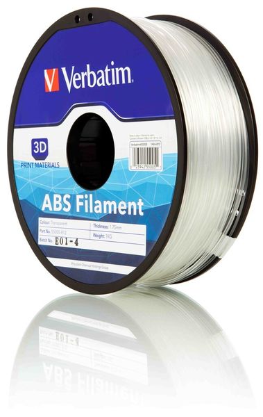 ...während das ABS-Filament zunächst nur in 1,75 mm Durchmesser verfügbar ist. (Bild: Verbatim)