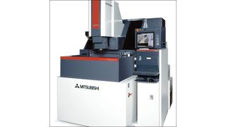 Die EA12V Advance von Mitsubishi Electric ist eine weiterentwickelte Senkerodiermaschine, die auf die anwenderorientierte Advance-Steuerung umgestellt wurde. Bild: Mitsubishi Electric (Archiv: Vogel Business Media)