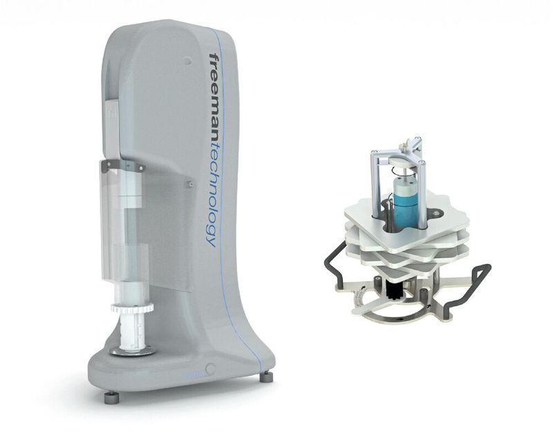 Der Uniaxial Powder Tester von Freeman Technology zur Schertestung von Pulvern