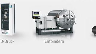 Hohe Fertigungstiefe: 3D-Metalldruck-Prozesskette bei Schunk  (Bild: Schunk)