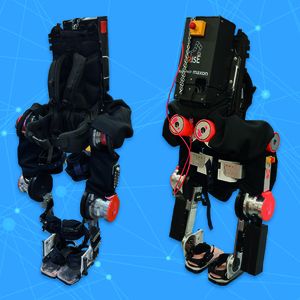 Exoskelette benötigen leistungsstarke und präzise Antriebe, die zugleich kompakt und leicht sind.(Bild:  Nabtesco Precision Europe GmbH/stock.adobe.com/MH, Nummer 196608236)