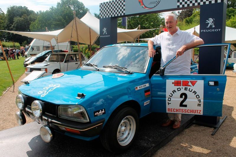 Peugeot 505 Tour d'Europe: Mit Sieger Holger Bohne bei den Classic Days 2016 auf Schloss Dyck. (Autodrom)