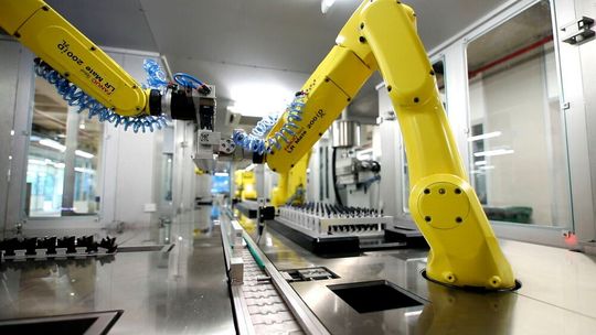 Die deutsche Roboterindustrie ist stark in das Jahr 2023 gestartet, registriert die IFR. Das Umsatzwachstum wird deshalb vom VDMA Robotik und Automation für das Gesamtjahr 2023 mit nominal 12 Prozent prognostiziert. (Bild:  Fanuc)