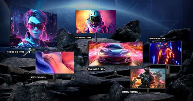 KTC zeigt neue Monitore für Gaming und TV. (Bild: KTC)