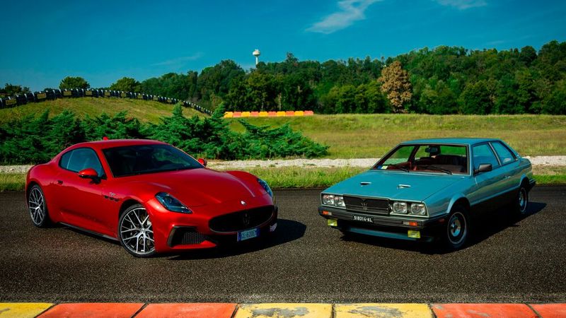 Bereits 1933 gewann Maserati Rennen auf Pirelli-Reifen. 1961 lieferte Maserati den 3500 GT Spyder und das Coupé mit dem Cinturato S ausgeliefert. 1963 wurde der Reifen weiterentwickelt und kam als HS-Version (HS für High-Speed) am Maserati 5000 zum Einsatz. Zu Beginn der 70er-Jahre fuhr der Ghibli auf einem der ersten Niederquerschnittsreifen der Serie 70 von Pirelli. (Bild: Maserati)