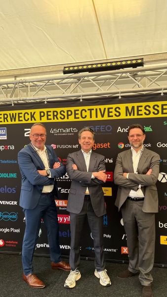 Das Vorstands-Trio der Herweck AG freut sich auf einen erfolgreichen Messetag: (v. l.) Hans-Jürgen Witfeld, Jörg Herweck und Jakob Saga (Bild: Vogel IT-Medien GmbH)