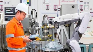 Forscher am Fraunhofer IPK denken die industrielle Fertigung neu. Demnach gehört den sogenannten produktagnostischen Maschinen und Anlagen die Zukunft. Werden diese sinnvoll vernetzt, suchen sich Werkstücke sogar den Weg durch die Fertigungslandschaft von selbst. (Bild: Ji Dan)