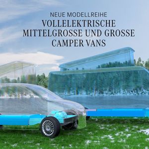 Mit Reisemobil-Partnern plant Mercedes nach eigenen Aussagen, auf Basis der VAN.EA-Plattform einen neuen Industriestandard für Elektro-Camper zu entwickeln.(Bild:  © Mercedes-Benz Group AG)