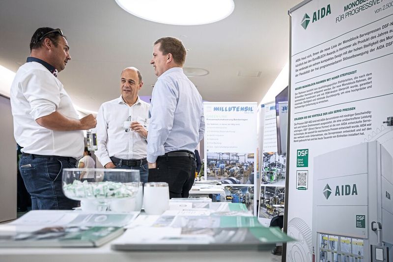 Impressionen der 4. Fachtagung „Mehr Effizienz im Presswerk“ am 15. Juni 2023 in Würzburg. (Bild: VCG/Stefan Bausewein)