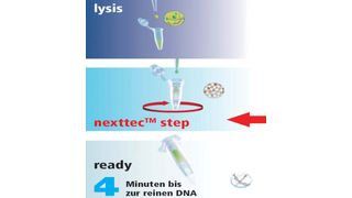 Die DNA Isolierung mit dem DNA Isolation System erfordert nach der Lyse insgesamt vier Minuten. (Archiv: Vogel Business Media)