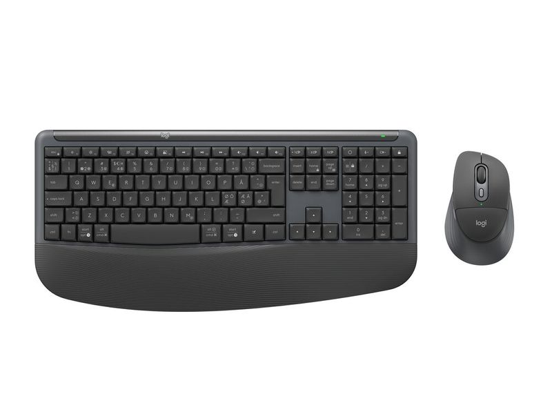 Das Set MK880 Signature Comfort Plus bietet Logitech in Schwarz ... (Bild: Logitech)