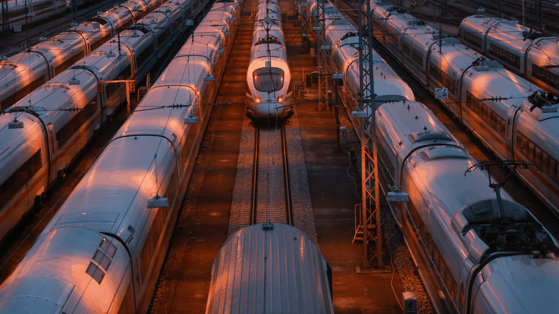Während die Umsätze mit der Automobilindustrie deutlich zurückgehen, partizipieren die im Schienenverkehr als Zulieferer operierenden Kautschukverarbeiter am hohen Auftragsvolumen.(Bild:  stock.adobe.com - MiReh)