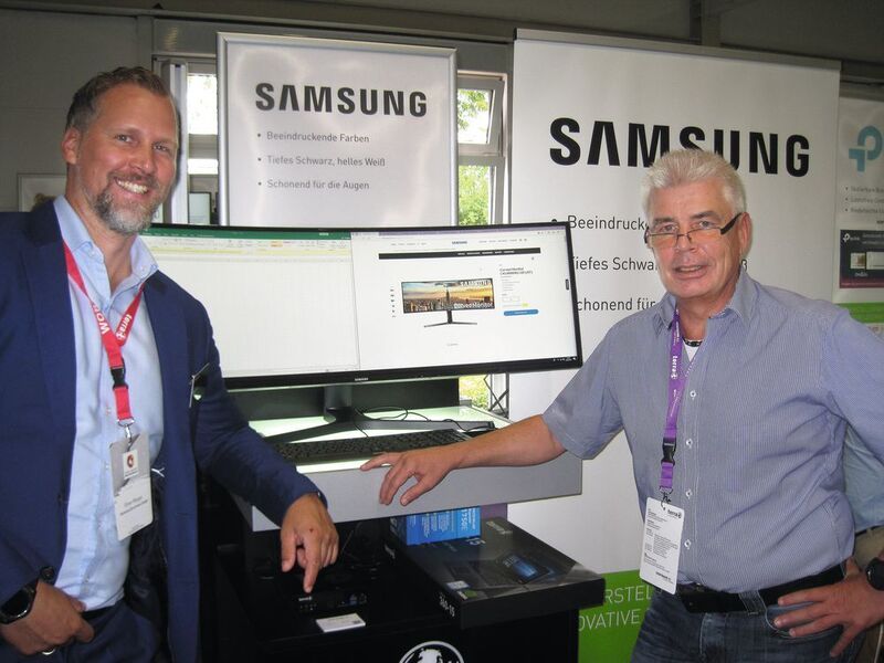 Oliver Rösgen (l., Samsung) und Uwe Horstmann (Wortmann) (Vogel IT-Medien GmbH)