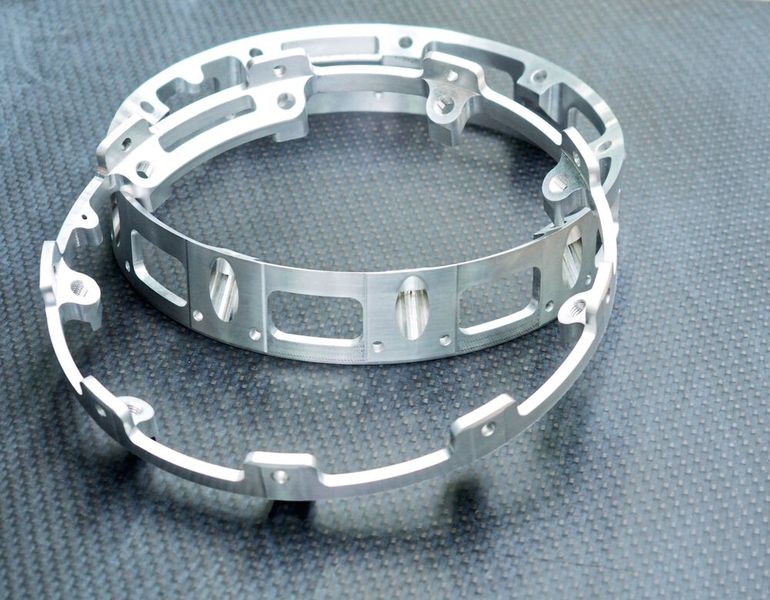 For a customer from the aerospace sector (WARR Rocketry | WARR e.V.), Millcraft 3D milled these high-precision rings. The requirements for dimensional accuracy and fit were particularly high. (Source: F. Zimmermann)