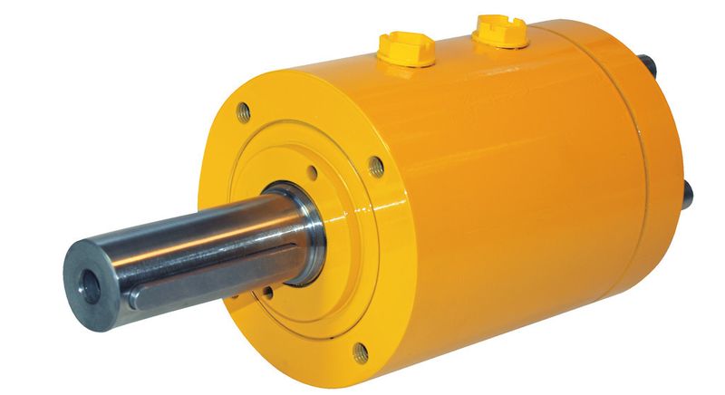 Hydraulischer Schwenkmotor/Drehantrieb E1 Serie (Bild: Eckart Hydraulik)