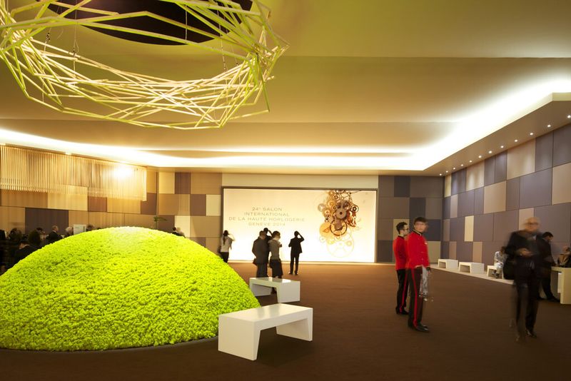 Reflets en image du salon SIHH 2014. (Image: Nicolas Lieber -  SIHH 2014)