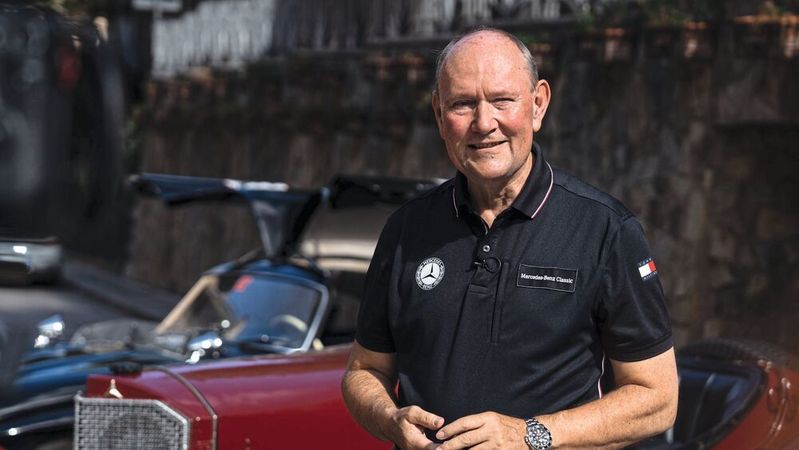 Marcus Breitschwerdt, Executive Vice President Mercedes-Benz AG und CEO der Mercedes-Benz Heritage GmbH möchte mit der Mercedes-Benz Heritage das Markenfundament von unnötigem Zierrat befreien und seine puristische Kernstruktur als klare Leitlinie für das gemeinsame Handeln offenlegen.(Bild:  Mercedes-Benz)