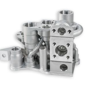 optimierter 3D-gedruckter Ventilblock  