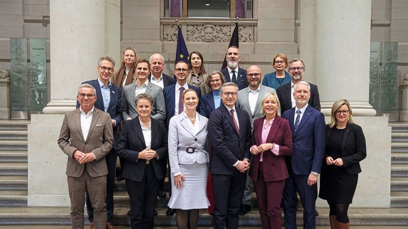 Die vierte Digitalministerkonferenz tagte im Bundesrat in Berlin. (Bild:  © MASTD / Henning Schacht)