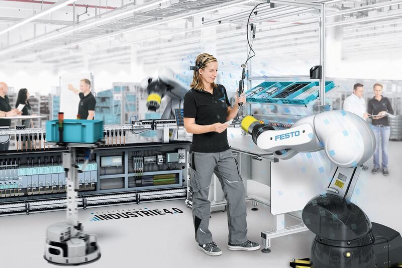 Iterative approaches and feedback at all levels: Agile methods simplify the development of complex products.  (Festo)