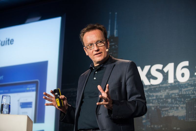 Götz Wohlberg vom OX-Team in Hamburg stellte die browser-basierte Office Suite OX Documents vor. (Open-Xchange)