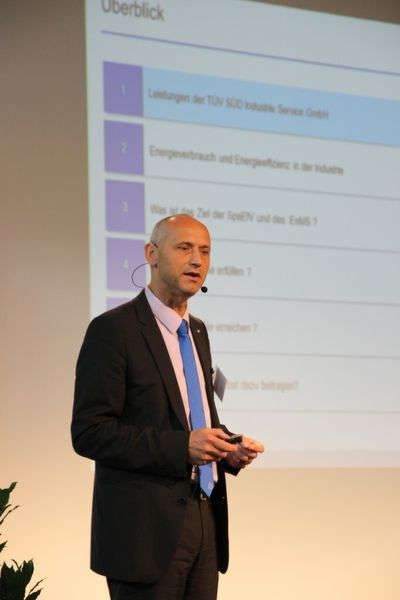 Christian Matt vom Tüv Süd eröffnete Session 1 mit 
