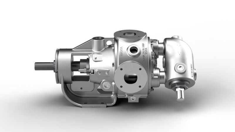 Envirogear’s jacketed G Series internal gear pump.  (Envirogear)