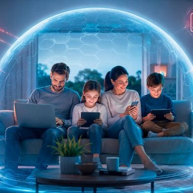 Ob sich eine private Cyberversicherung lohnt, hängt von verschiedenen Faktoren ab. (Bild: Dall-E / KI-generiert)