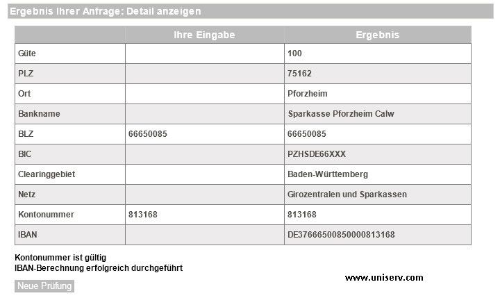 Bei der SEPA-konformen IBAN-/BIC-Konvertierung sind drei Daten zu prüfen: IBAN, BIC und Ländercode. (Bild: Uniserv)