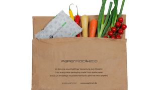 Ich bin eine recyclingfähige Verpackung aus Altpapier: Paperfloc-Eco-Push von Easy2cool. (Bild: Easy2cool)