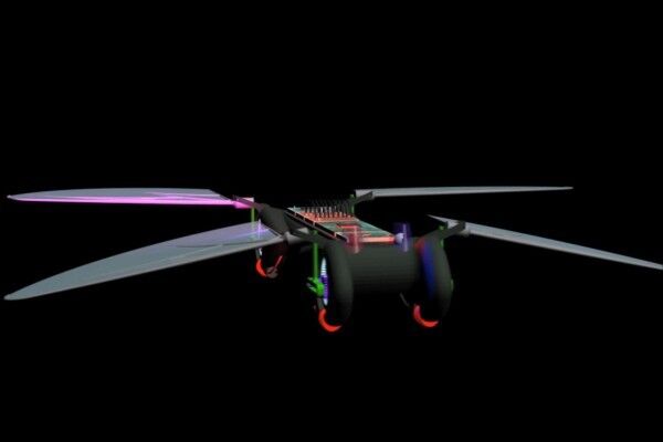 Techject Dragonfly: eine autonome Mikrodrohne, die Vorteile von Helikopter und Flugzeug verbindet (TechJect)