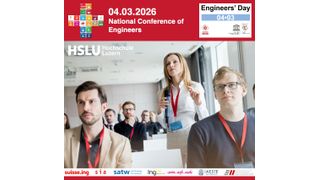 Am 4.3.2026 findet der Engineers' Day statt – international der World Engineering Day. Neu 2026: Die National Conference of Engineers an der HSLU. (Bild: Engineers' Day)