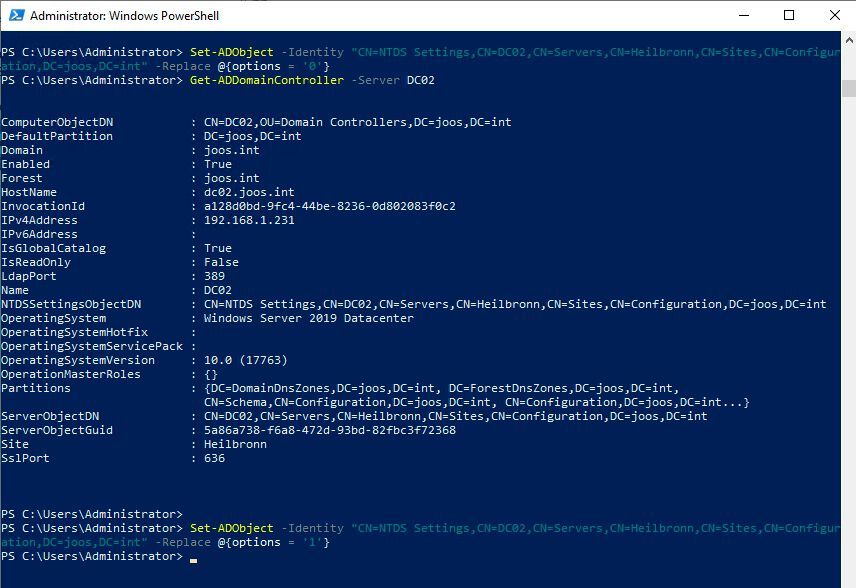 10 Tipps für FSMORollen und den globalen Katalog in Active Directory