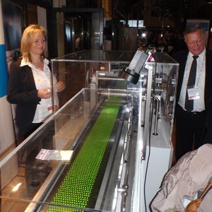 Am Sandvik-Stand konnte man die innovative Rotoform-Technologie live bestaunen.