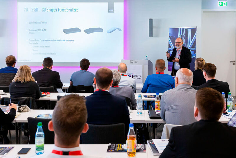 Das 2. Praxisforum 3D-gedruckte Elektronik fand am 26. September 2018 im Vogel Convention Center in Würzburg statt.