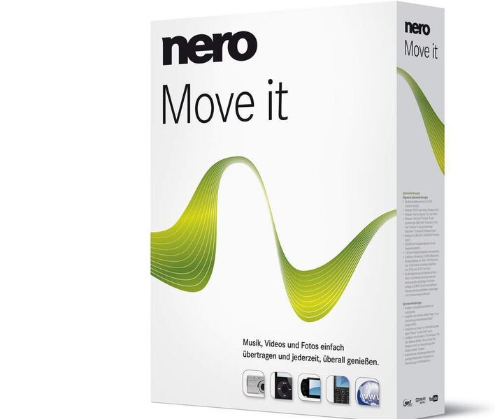 Nero »Move it« organisiert, veröffentlicht und wandelt Multimedia-Dateien um. (Archiv: Vogel Business Media)