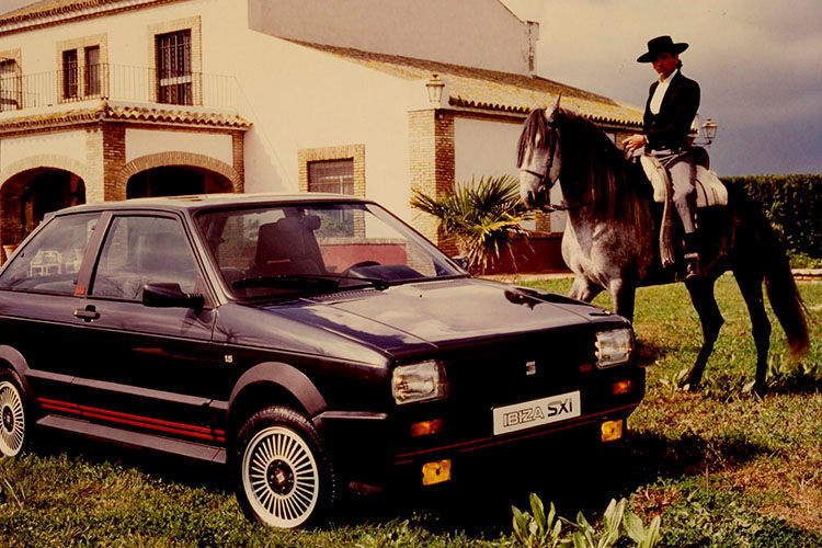 Der Seat Ibiza SXL (ab 1987). (Seat)