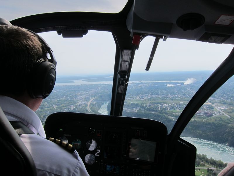 Helikopterflug über die Niagara Fälle (Bild: Also)