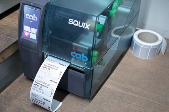 Der Squix-Etikettendrucker von Cab(Bild:  Cab)