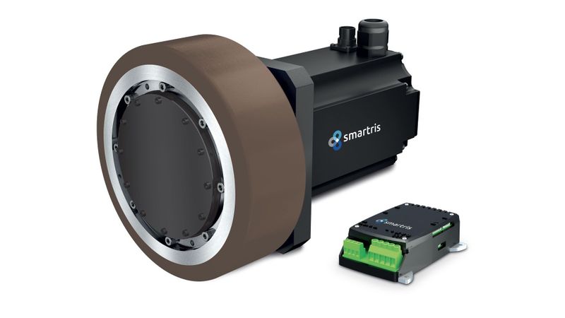 Smartris Drive Compact für noch kompaktere Fahrerlose Transportsysteme.(Bild:  Sumitomo Drive Technologies)