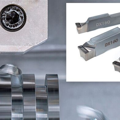 Tungaloy expands its Tungcut series with STX inserts featuring a 3D chipbreaker and PCD grade DX160 for superior chip control and surface finish in non-ferrous metal grooving. (Source: Tungaloy)