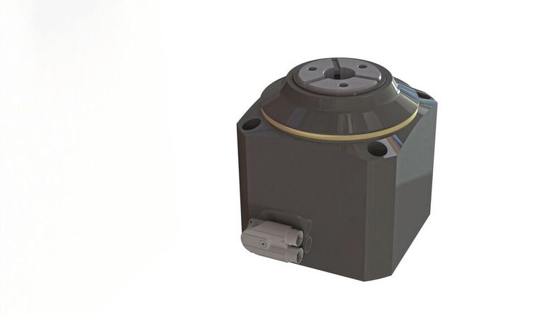 Macht die mannlose Werkzeugspannung mit gezielter Überwachung und Steuerung möglich: die Spanneinheit Vle von Ortlieb Präzisionssysteme. (Bild:  Ortlieb)