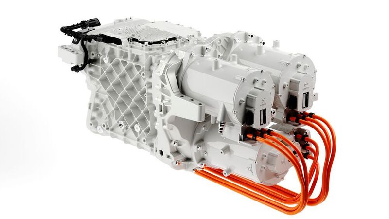 Der Antrieb für die schweren Electric-Lkw von Volvo besteht aus drei Motoren. (ampnet/Volvo)
