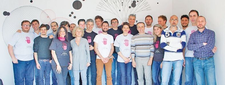 Freut sich über den Erfolg des Einplatinencomputers: Das UDOO-Team (AidiLab)