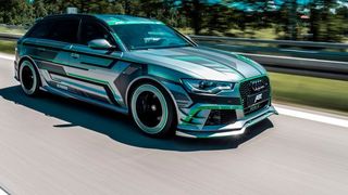 Der Prototyp Abt Audi RS 6-E hat eine Systemleistung von 1.018 PS und 1.291 Newtonmetern.  (Audi-Medienportal.Net/Abt Sportsline)