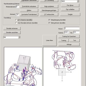 Bild 1: Am PC erfolgt mit einer speziellen Software die Nachbearbeitung der Bahnen.