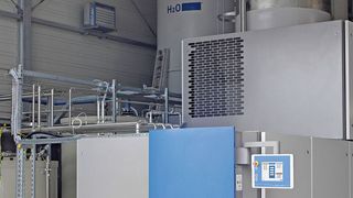 Ein Vakuumverdampfer von H2O: Wegen der strengen Abwassergesetze sind diese Anlagen auch in China gefragt. (H2O)