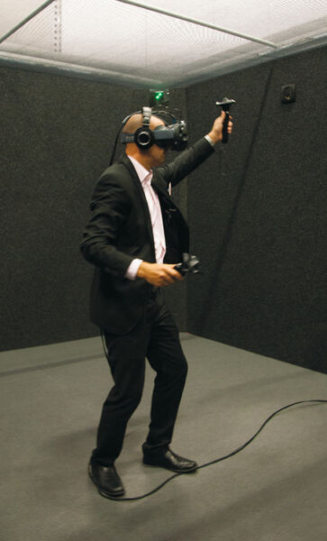 Die VR-Vision von HTC exklusiv in Nordhorn erleben. (Bild: Eno)